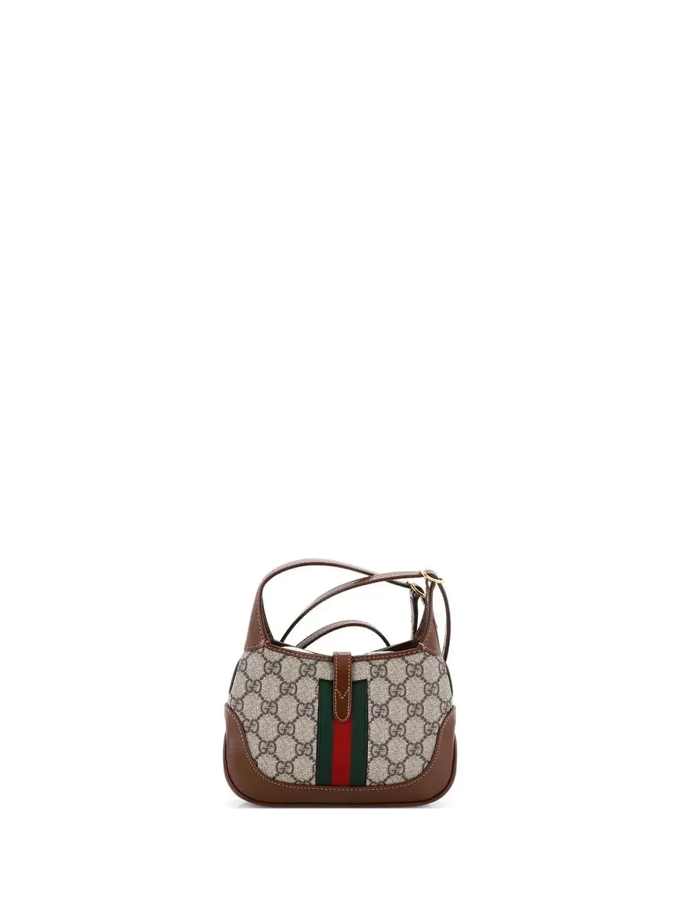 Gucci Jackie Hobo Gg Coated Canvas Mini #242275G15B